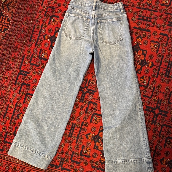 J. Crew Sky Blue Wide Leg Jeans - Picture 3 of 4